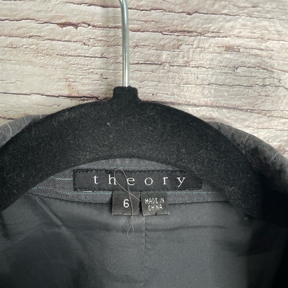 Theory textured wool pinstripe Jovanna TS blazer - Picture 5 of 12